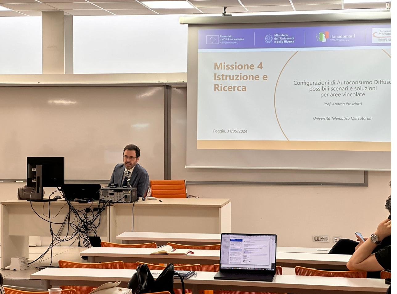 Convegno di apertura UNICORN, Foggia 2024
